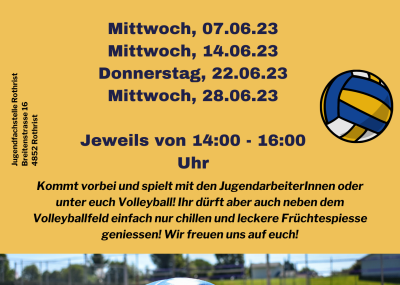 Beachvolleyball im Juni 23